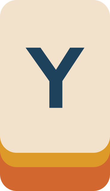 Letter Y tile